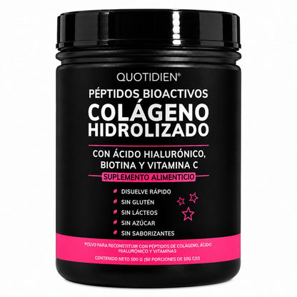 Colágeno Hidrolizado con Péptidos Bioactivos